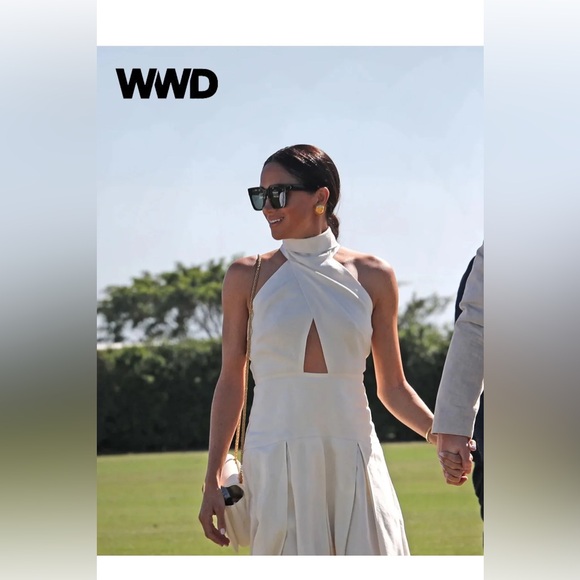 Heidi Merrick Santa Barbara Black Sunglasses ASO Meghan Markle - Picture 1 of 7